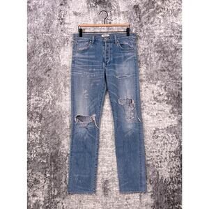 AGOLDE x A$AP Ferg Jeans 30 Mens Super Skinny H Town Ripped Distress